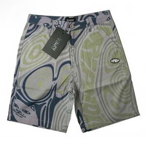 RIPNDIP Hypnotic Patterned Casual Shorts Size 28